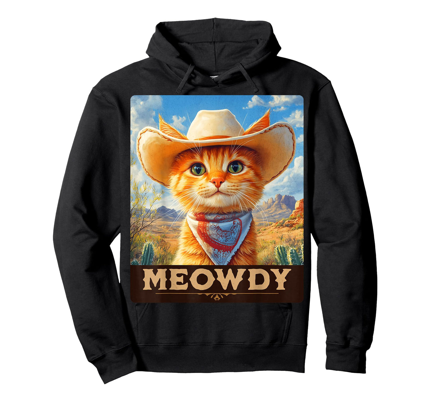 Meowdy, Cowboy: A Furry Friend in the Wild West, cat T-Shirt