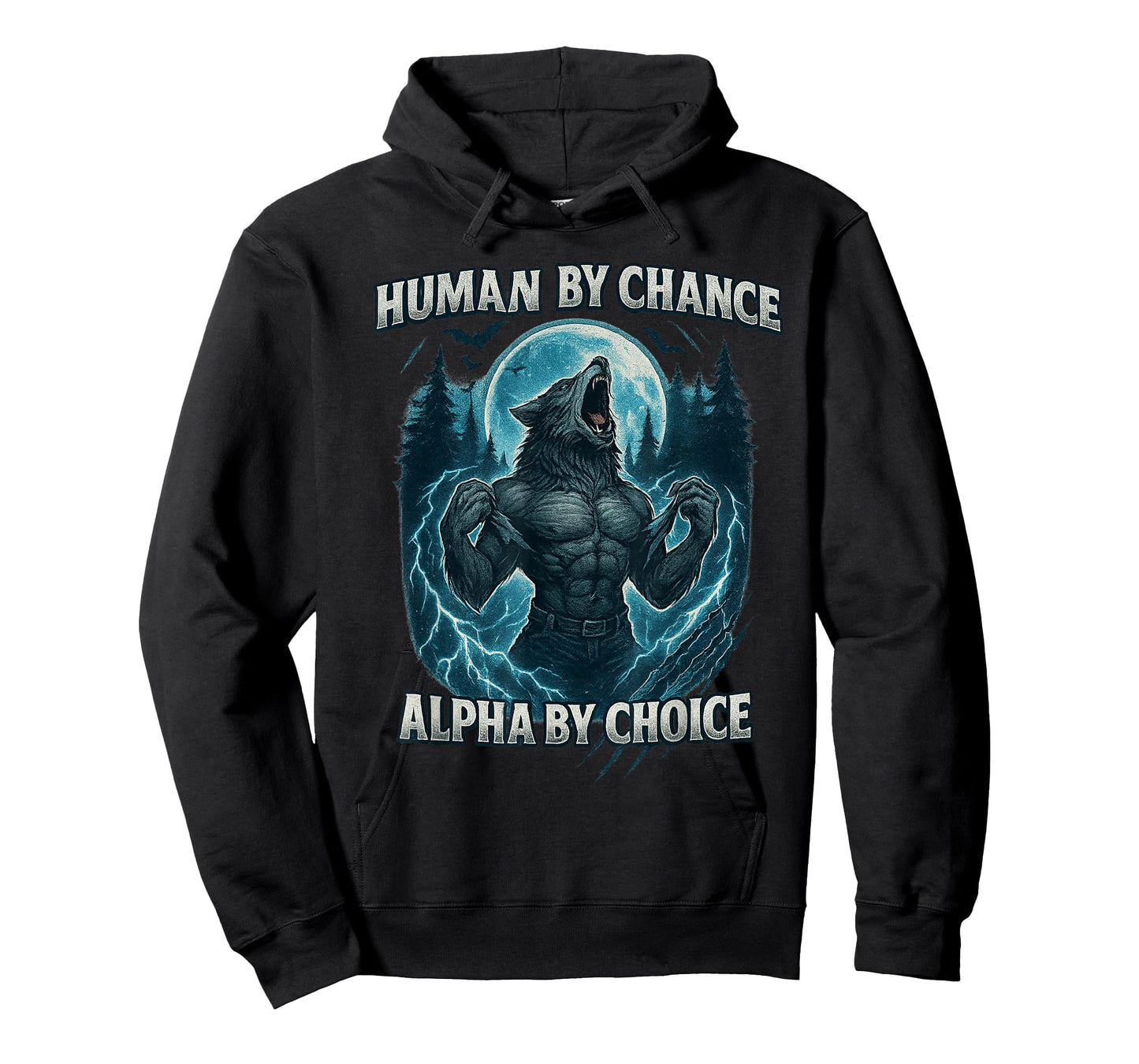 Funny Human by Chance Alpha by Choice Sarcastic Meme T-Shirt