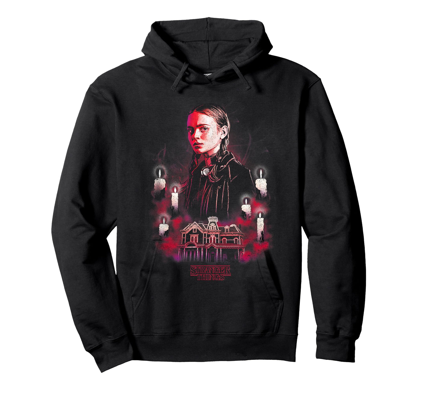 Stranger Things Max Portrait Creel House Horror Poster T-Shirt