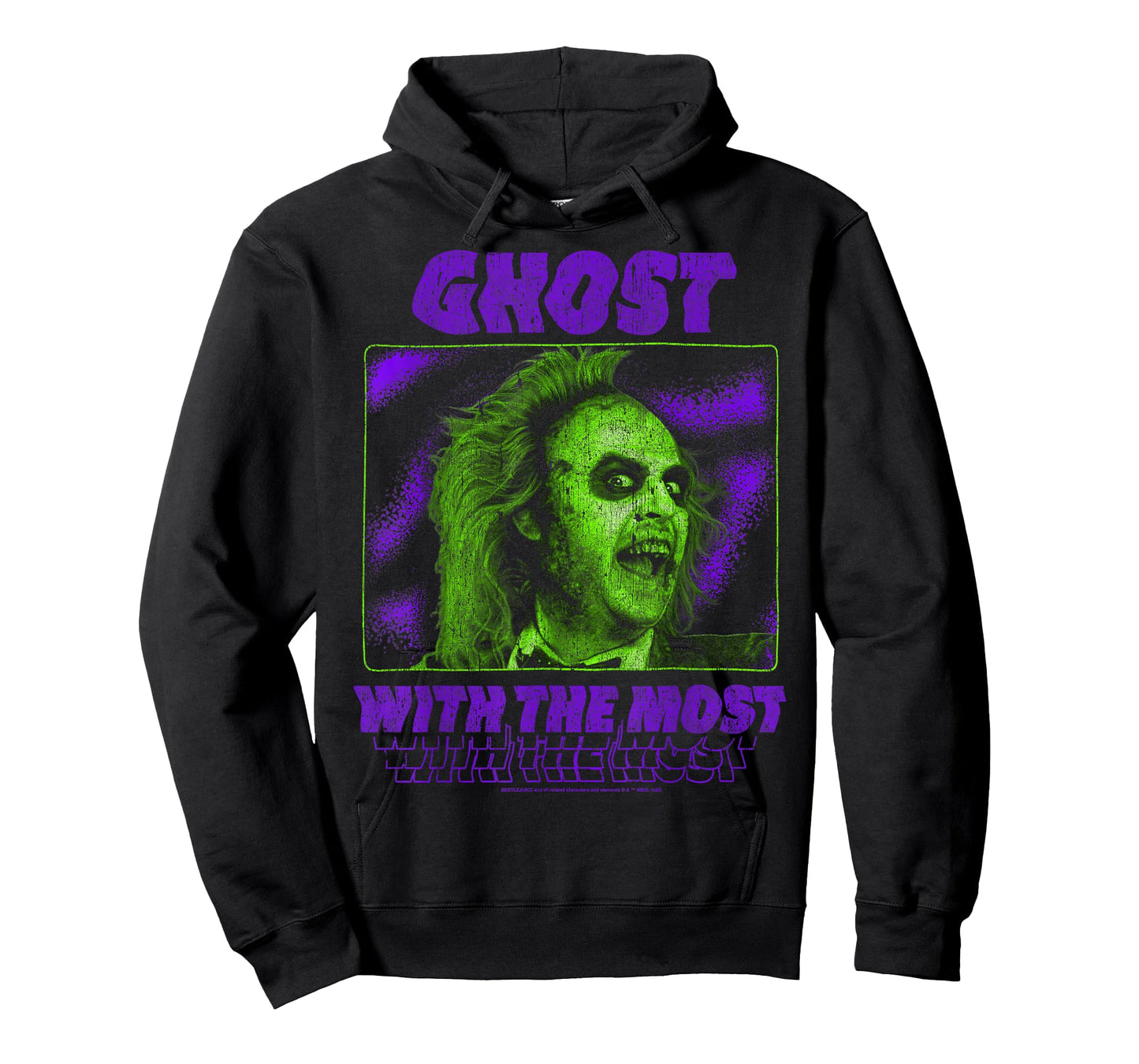 Beetlejuice Ghost With The Most Neon Poster T-Shirt