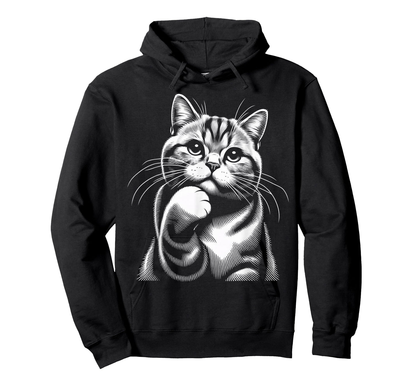 Cute Tabby Cat Paw T-Shirt