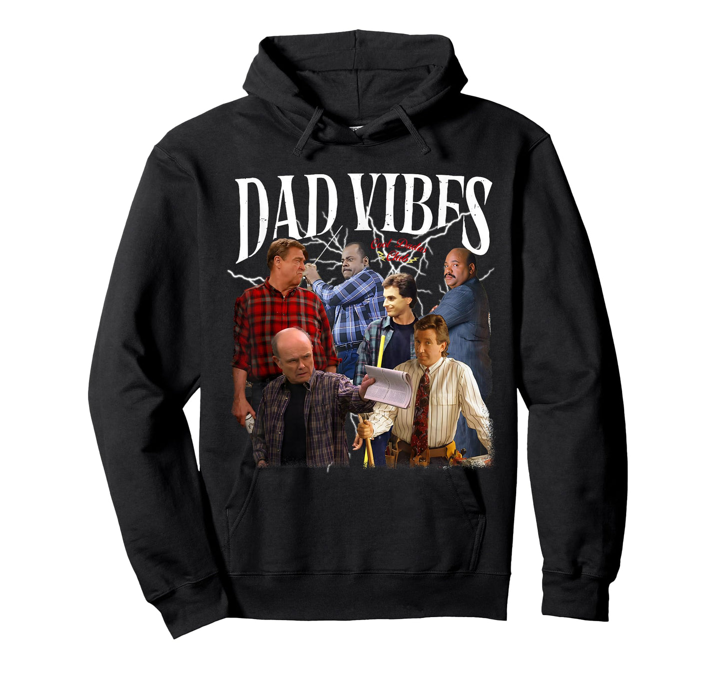 Retro 90’s Dad.Vibes Funny Dad Father's Day Matching Outfit T-Shirt
