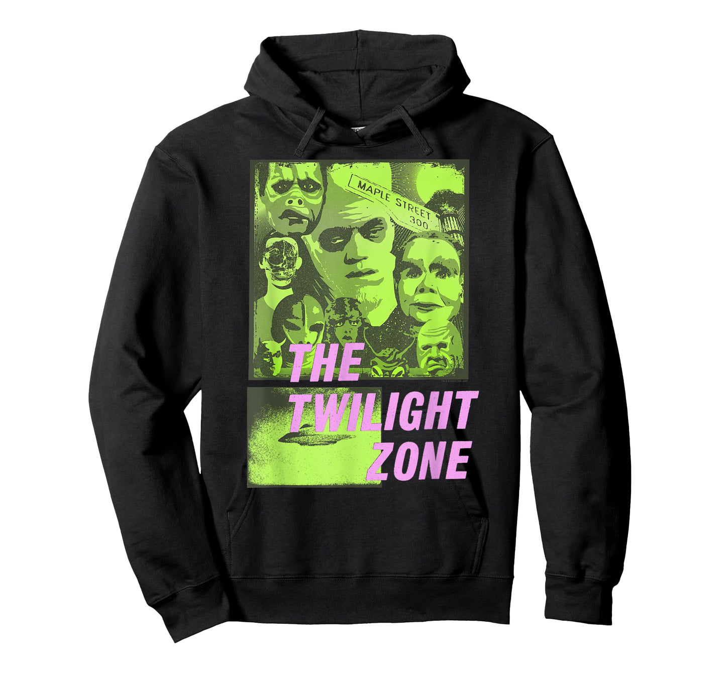 The Twilight Zone Pop Art Color Collage Retro TV Show T-Shirt