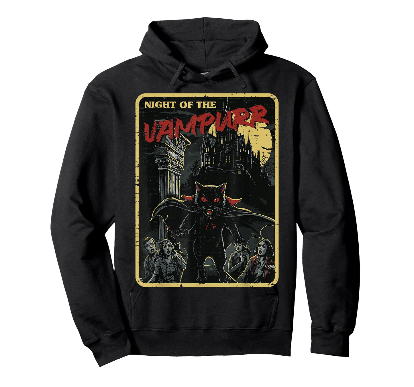 Halloween Cat Night of Vampurr Vampire Costume Men Women Kid T-Shirt