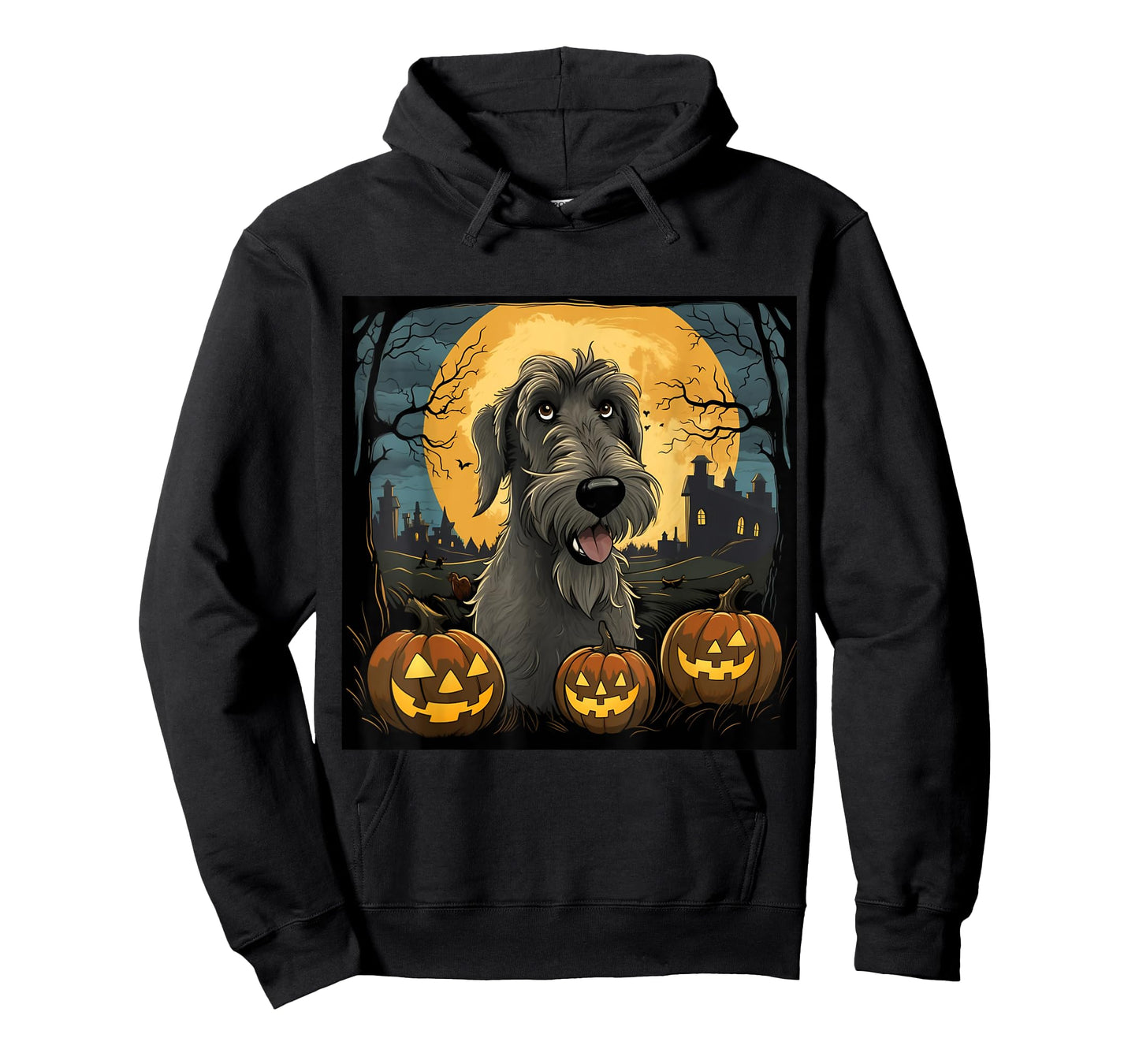 Halloween Irish Wolfhound - Irish Wolfhound Halloween T-Shirt