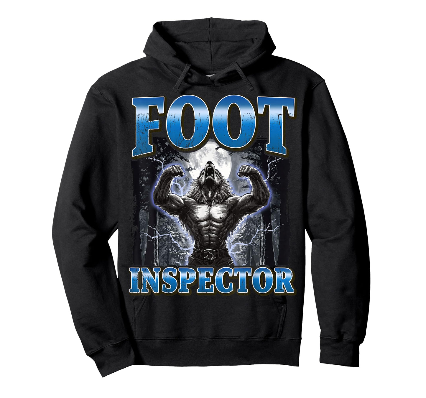 Foot Inspector Funny Werewolf Meme T-Shirt