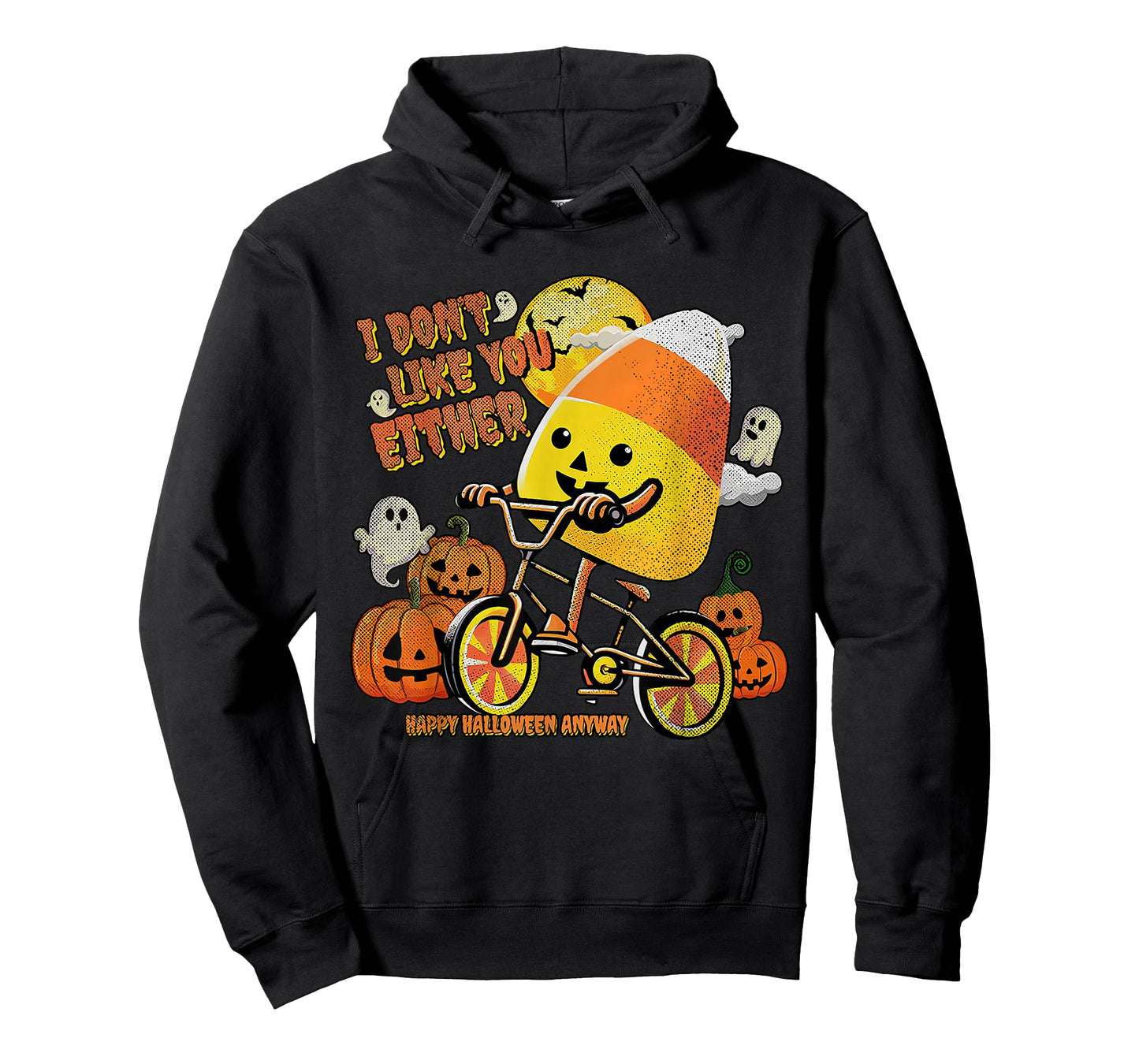 Halloween Costume Team Candy Corn I Don't Like You Either T-Shirt