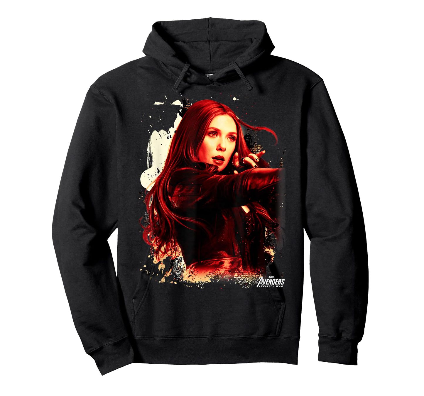 Marvel Infinity War Scarlet Witch Portrait Graphic T-Shirt T-Shirt
