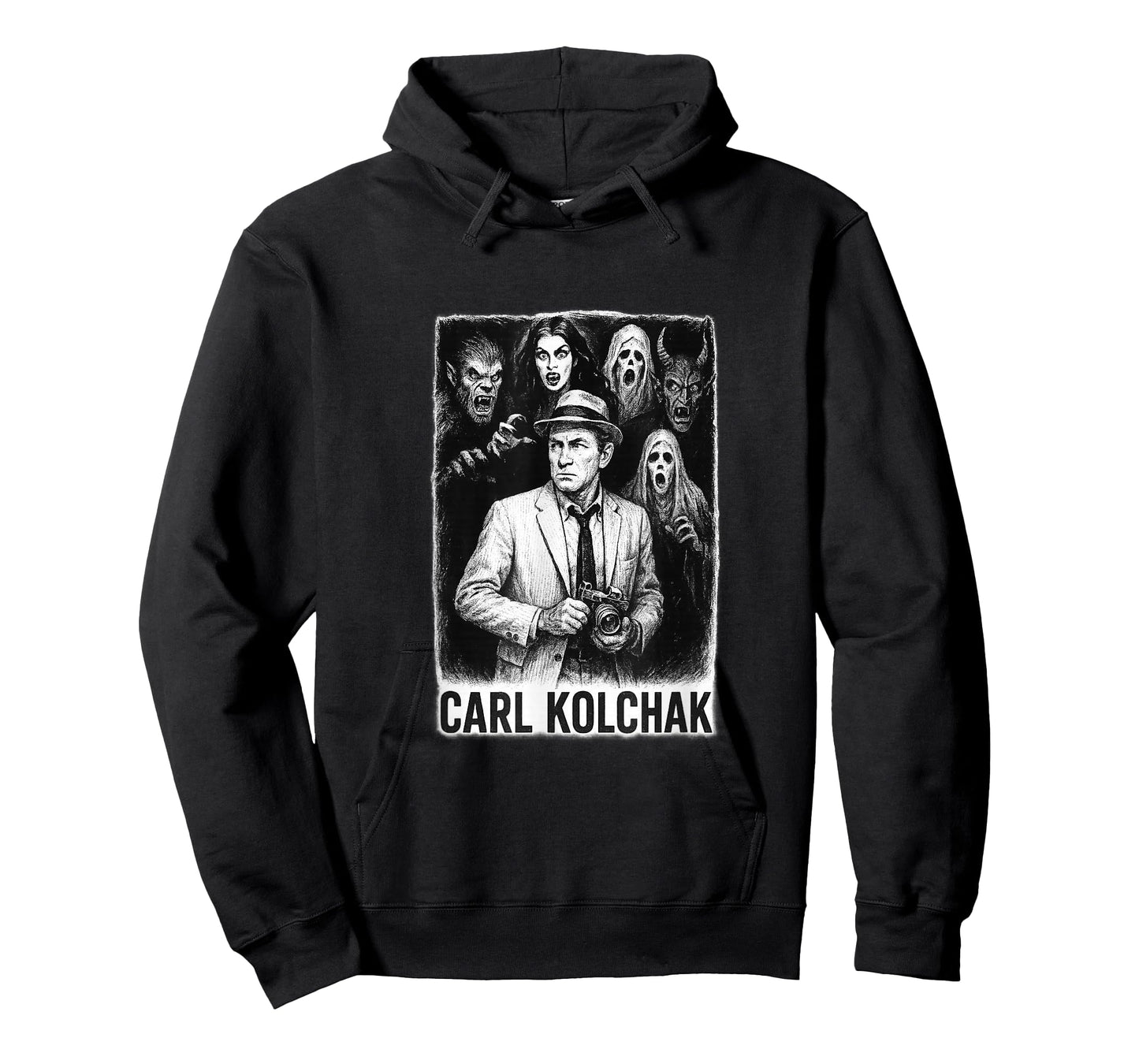 Carl Kolchak Mystery Series Cult Supernatural Investigator T-Shirt