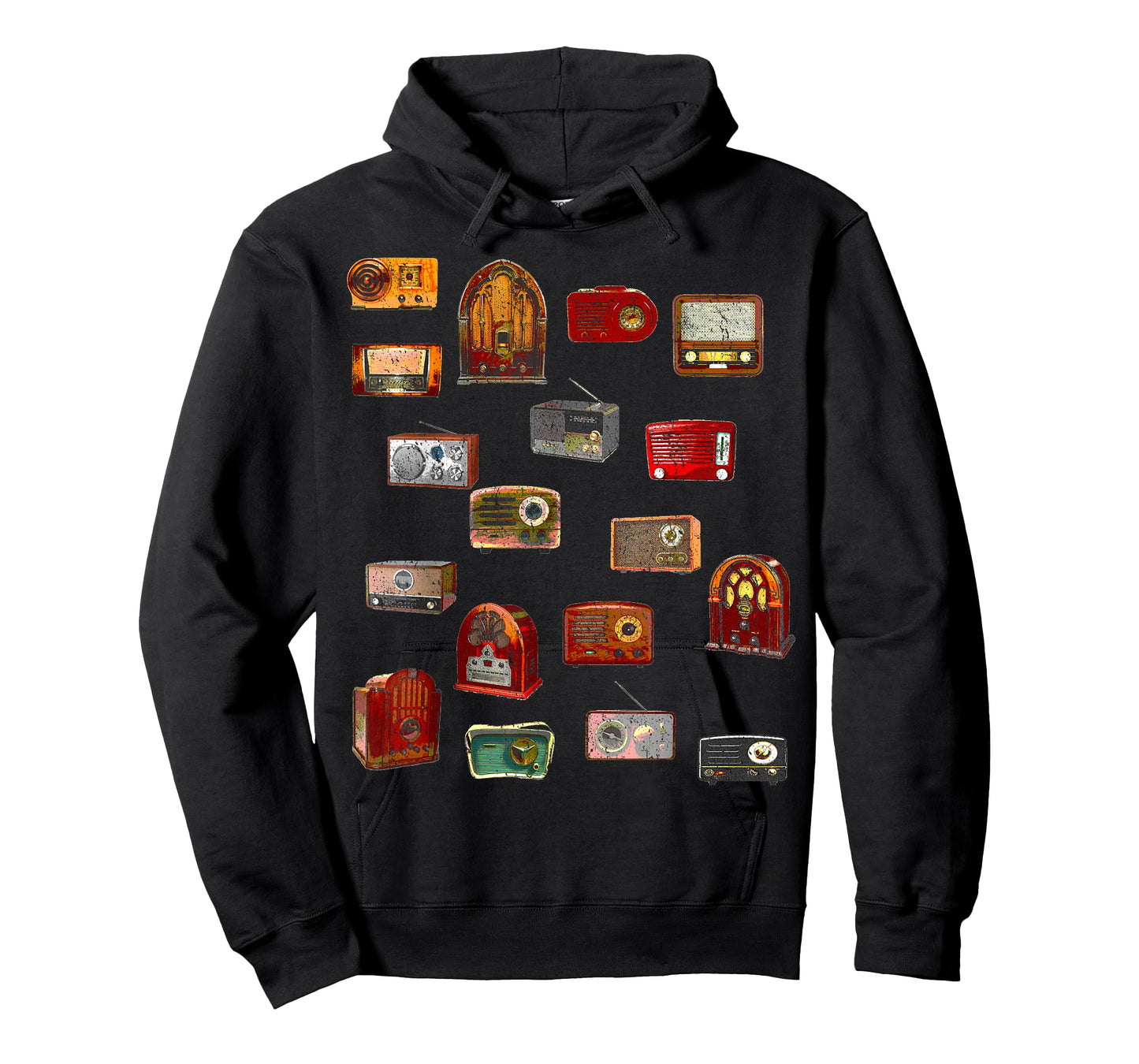 Funny Nerdy Vintage Retro Antique Radio Geek Gift T-Shirt