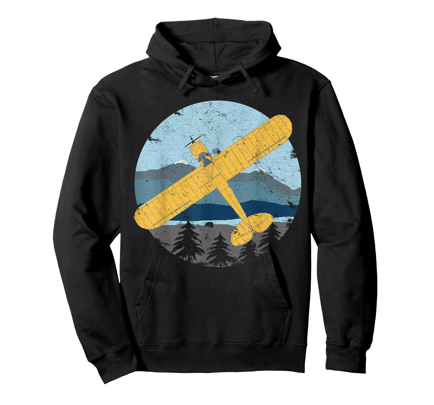 Cub Light Airplane Vintage Retro Bushflying Pilot T-Shirt