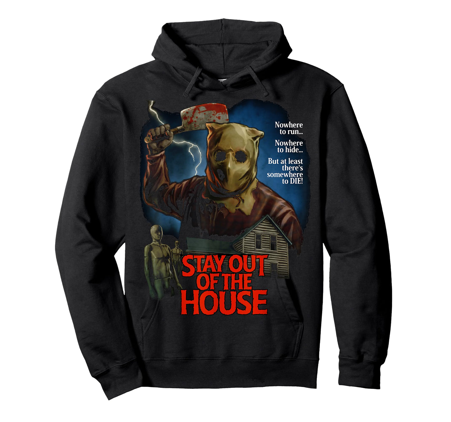 Stay Out Of the House Butcher Survival Horror Game Slasher T-Shirt