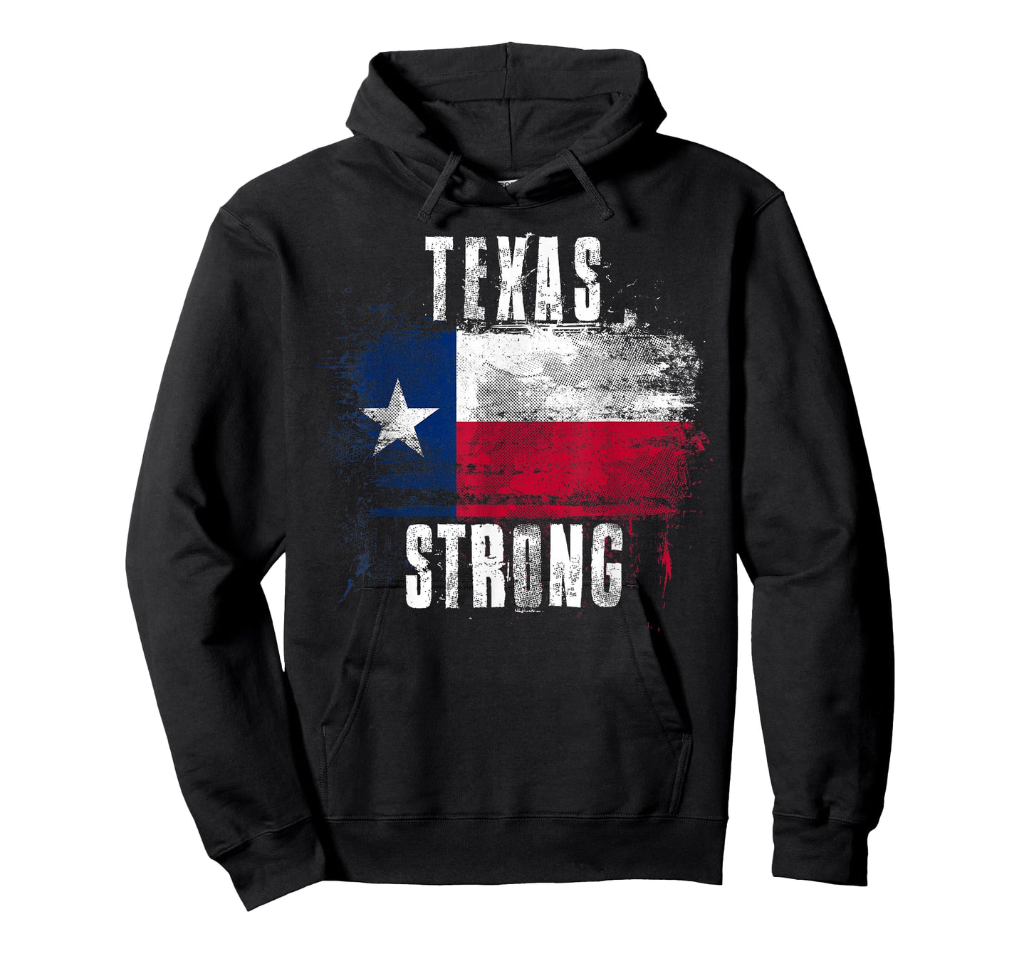 Texas Strong Distressed Flag - Texan Pride T-Shirt