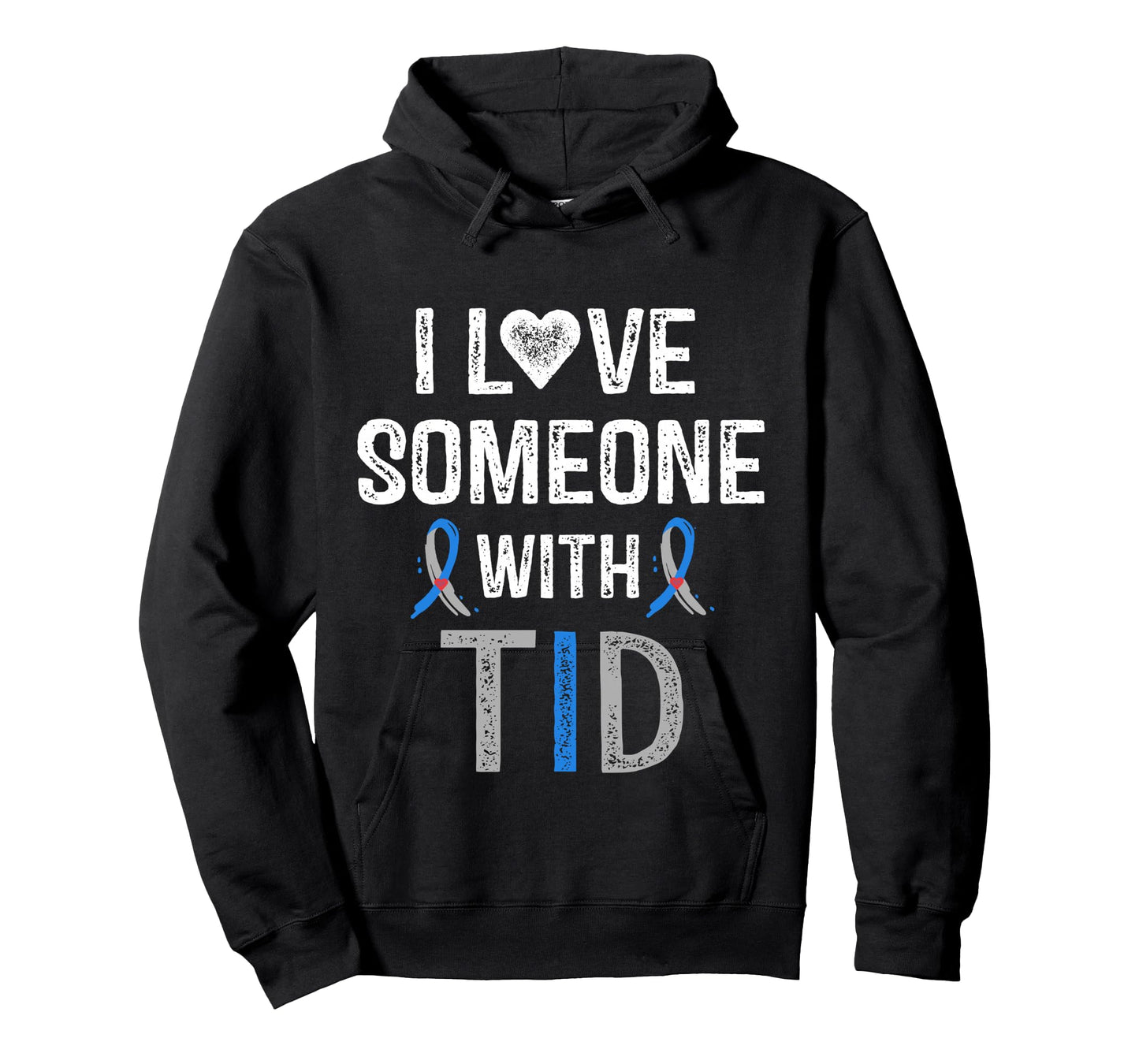 I Love Someone With T1D Shirt Type 1 Diabetes Awareness Gift Long Sleeve T-Shirt