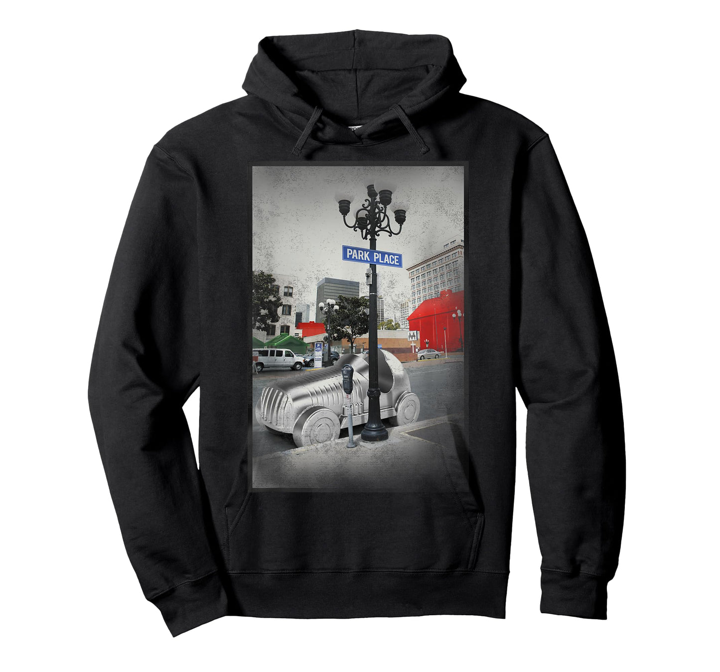Monopoly Game Piece Car Park Place Vintage Picture Poster T-Shirt