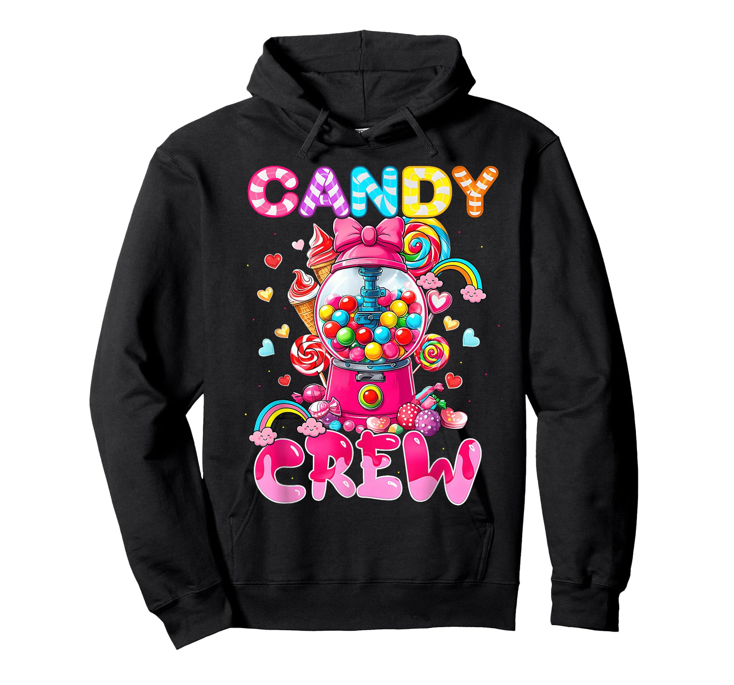 Candy Crew Squad Merry Christmas Boy Girl Kid Matching Xmas T-Shirt