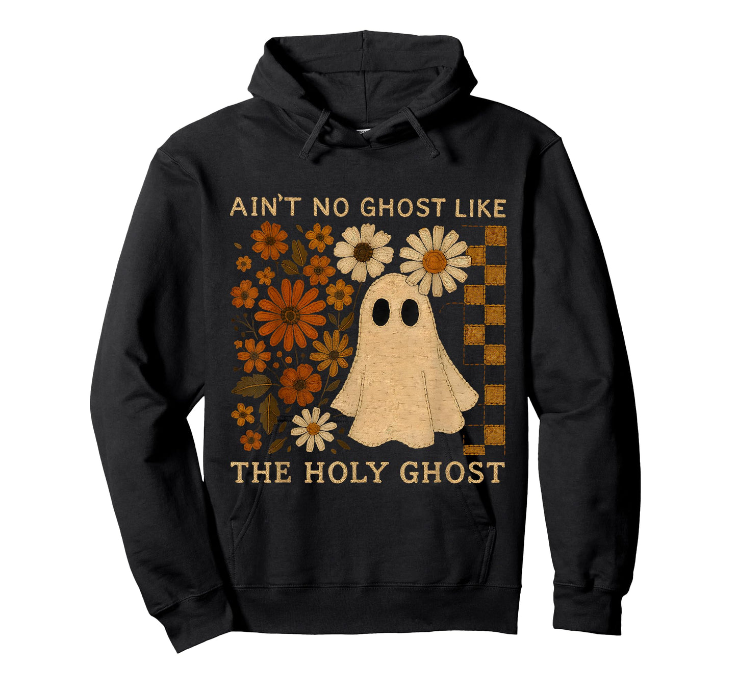 Ain't No Ghost Like Holy Ghosts Funny Retro Christian Fall T-Shirt