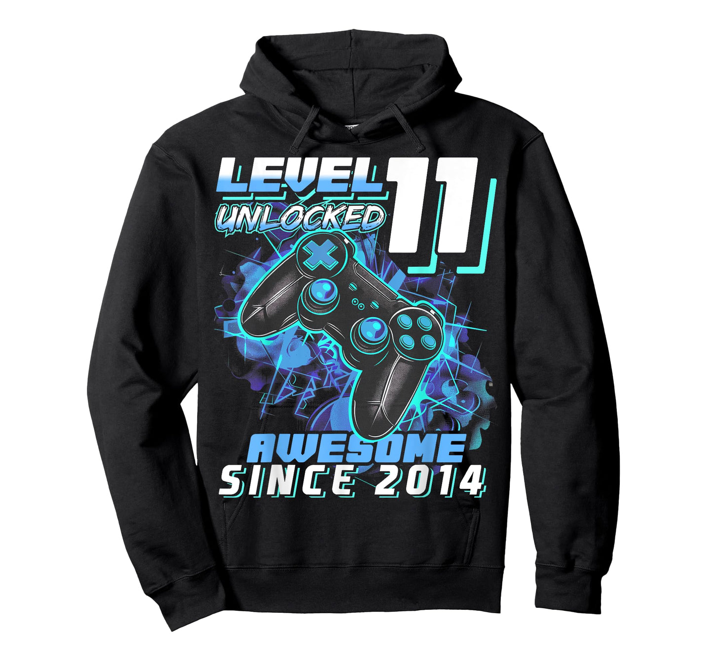 11th Birthday Boy Level 11 Gamer 11 Year Video Game Party T-Shirt
