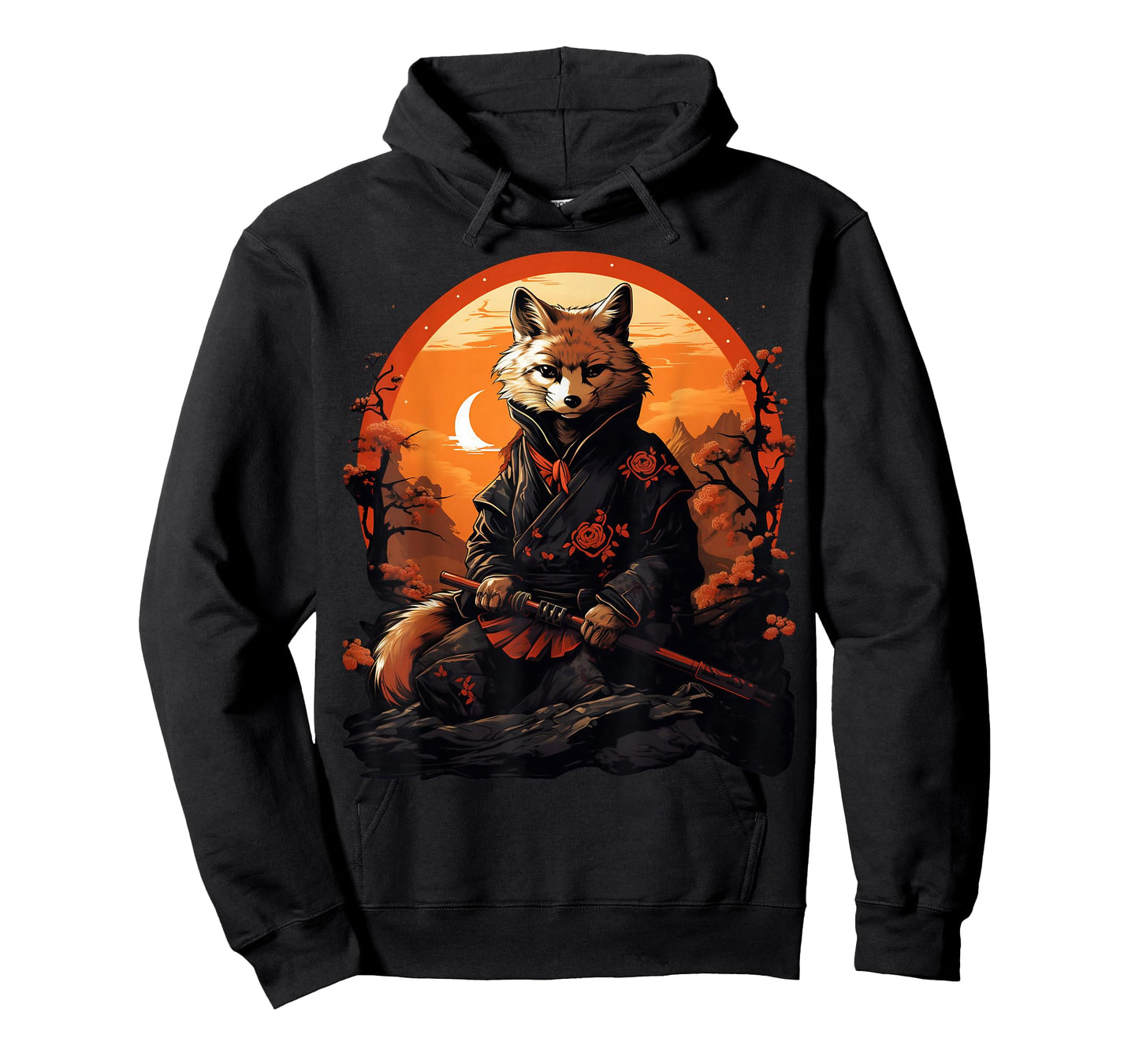 Japanese Kawaii Fox Warrior Ninja martial arts Fox T-Shirt