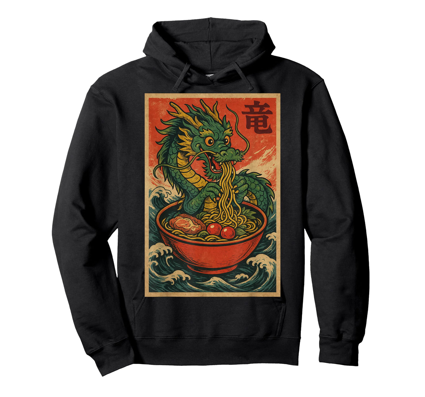 Japanese Dragon Ramen Japanese Funny Graphic Tees Kawaii T-Shirt