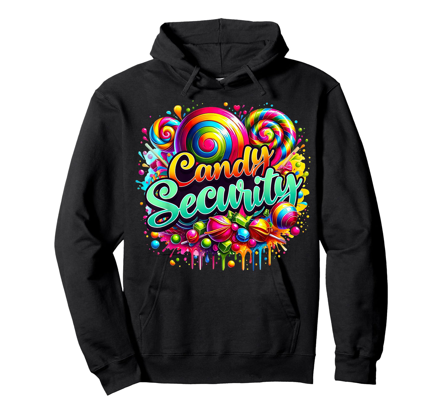 Candy Land Costume Women Kid Candy Crew Funny Candy Security T-Shirt