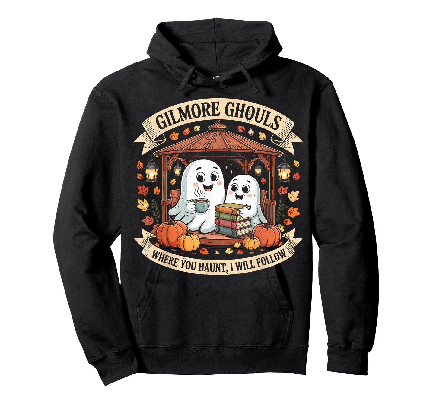 Gilmore Ghouls Where You Haunt I Will Follow Halloween Ghost T-Shirt