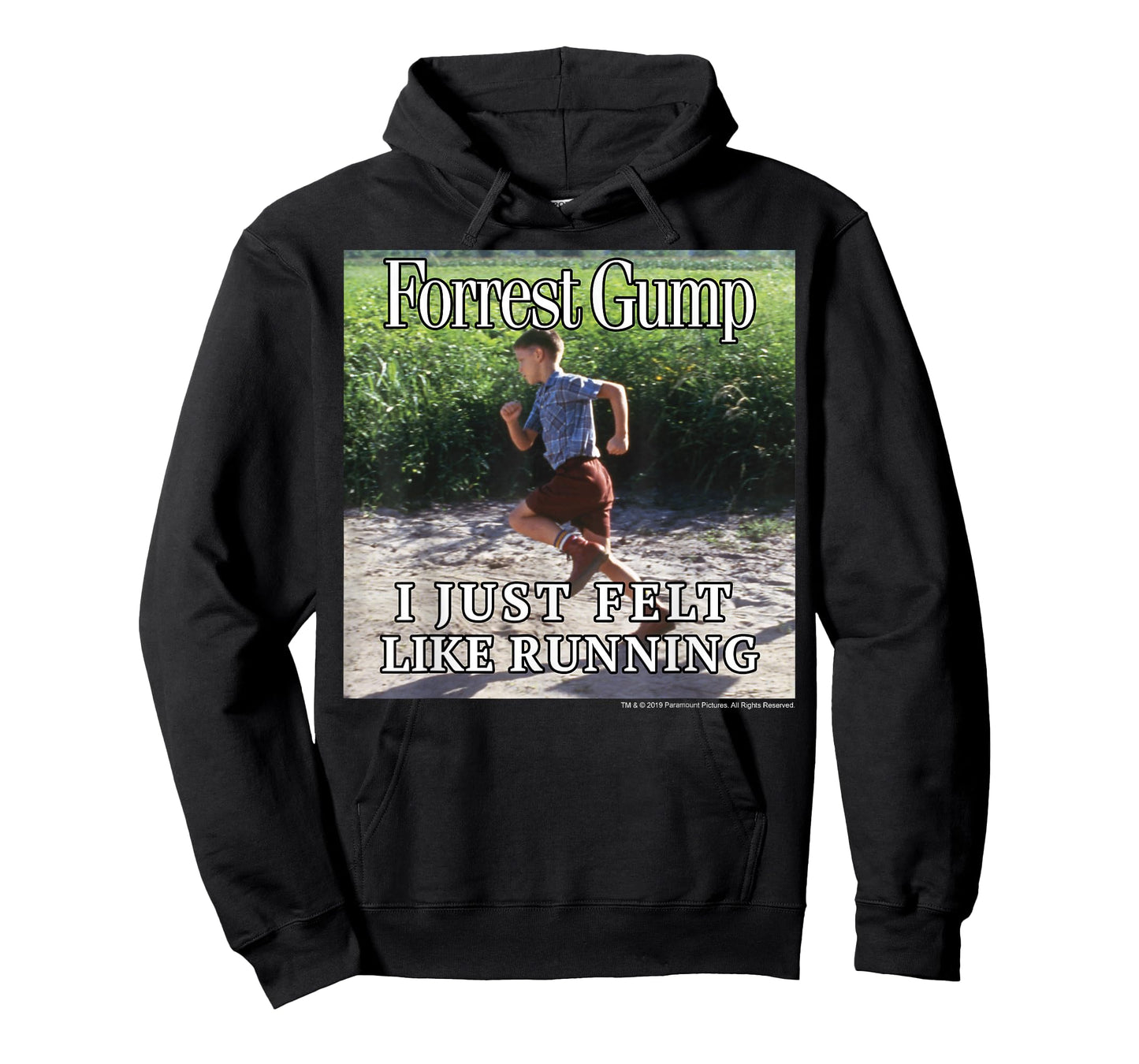 Forrest Gump Just Felt Like Running Photo Panel T-Shirt