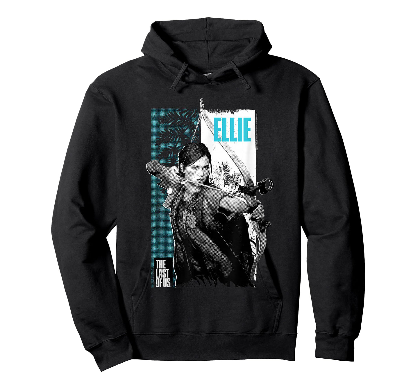 The Last of Us Ellie Bow and Arrow Leaves Video Game T-Shirt