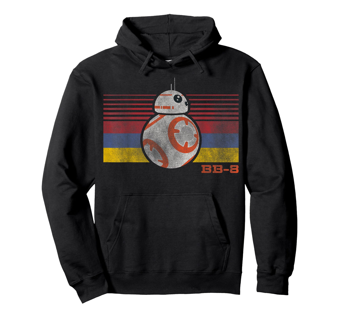 Star Wars BB-8 Retro Stripes Episode 7 Graphic T-Shirt