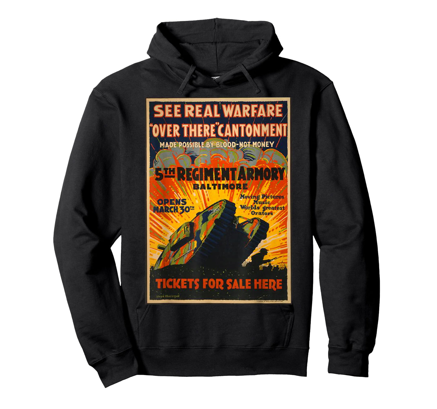 Vintage WW1 T-Shirt WWI Retro Poster World War Advertising T-Shirt