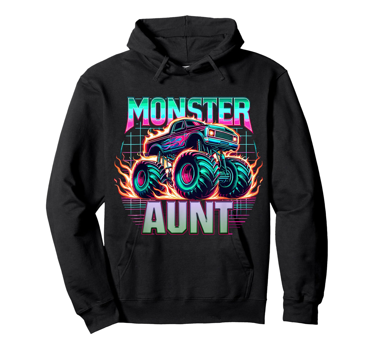 Monster Truck Aunt Monster Truck Are My Jam Truck Lovers T-Shirt