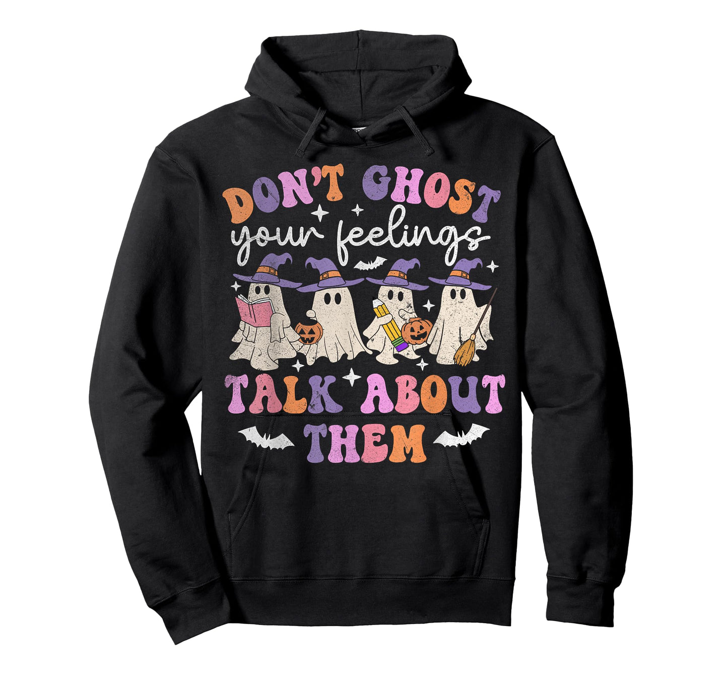 Don't Ghost Your Feeling Halloween Mental Health Awareness T-Shirt
