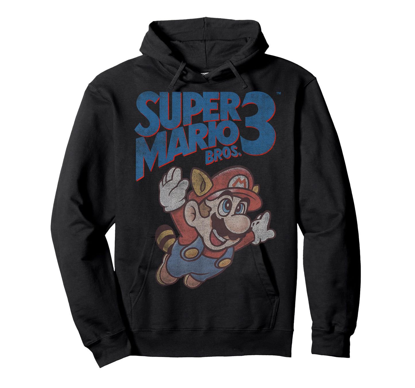 Super Mario 3 Flying Mario Vintage Distressed Poster T-Shirt