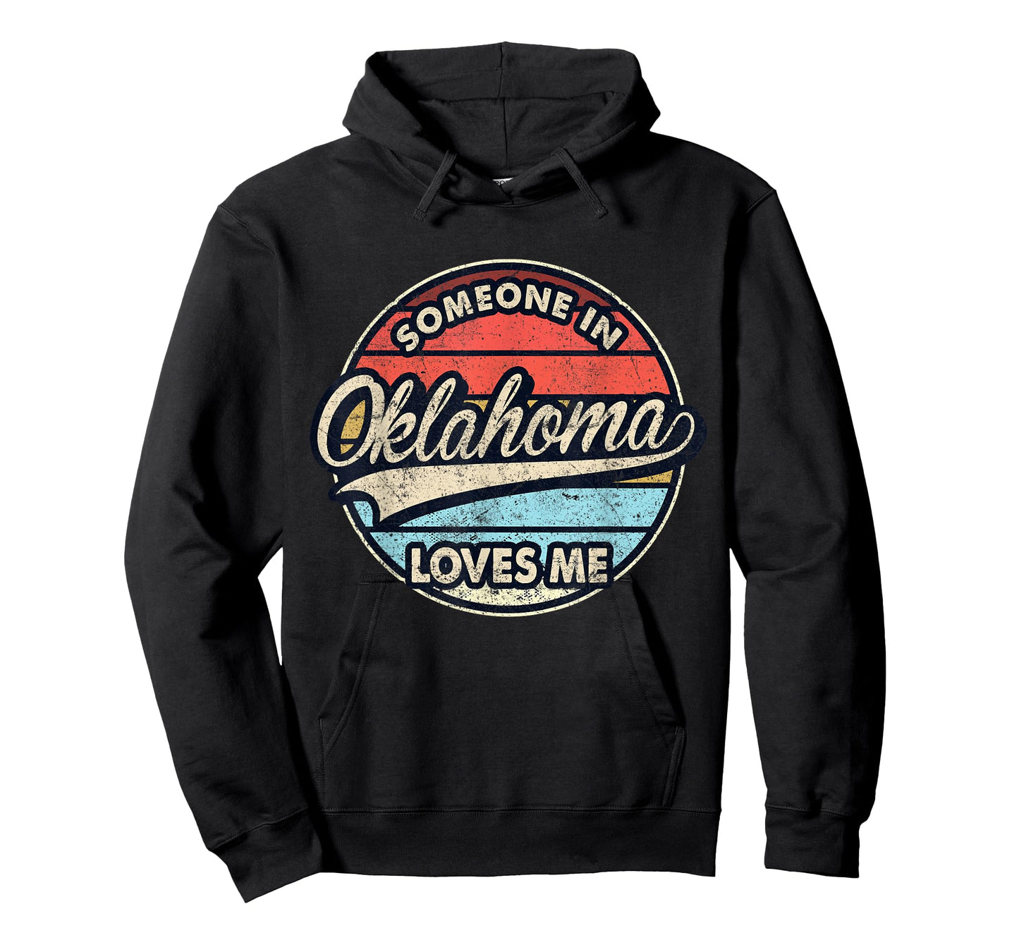 Someone in Oklahoma Loves Me US State Cool Retro T-Shirt