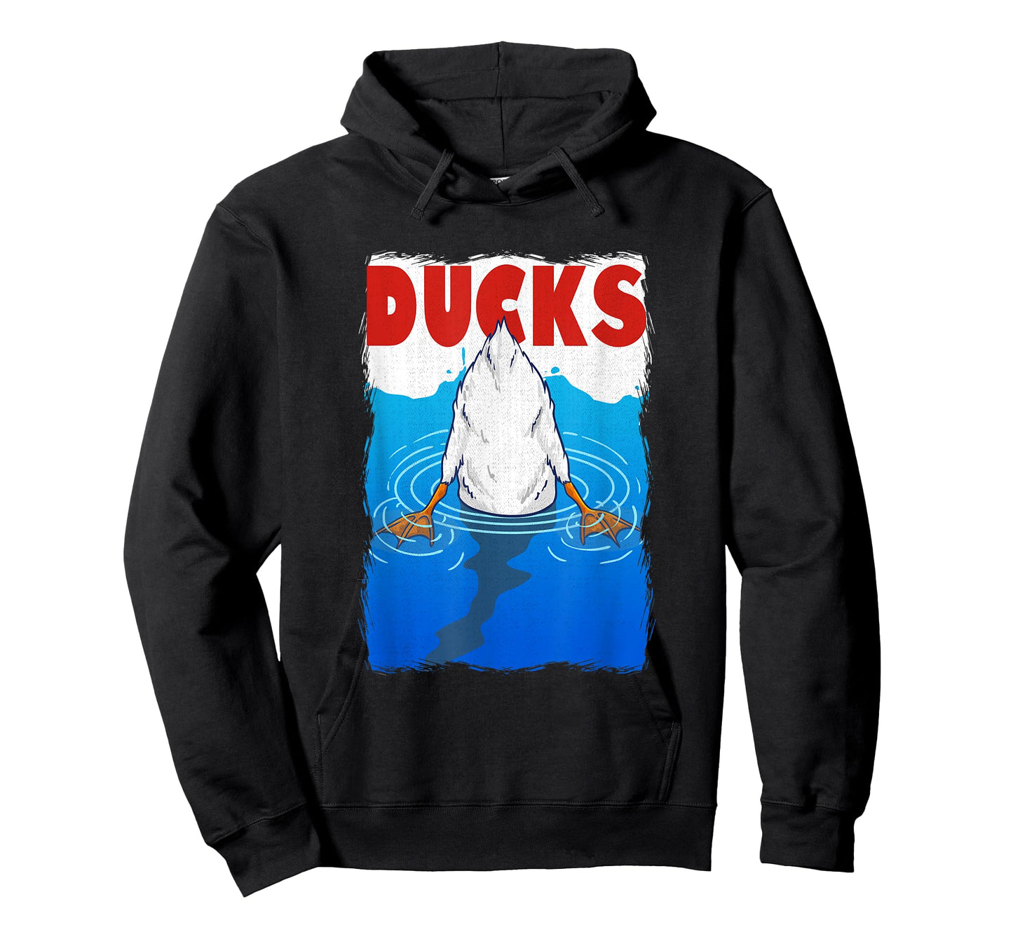 Retro 90s Movies Duck Pun Meme Men Women Funny Duck T-Shirt
