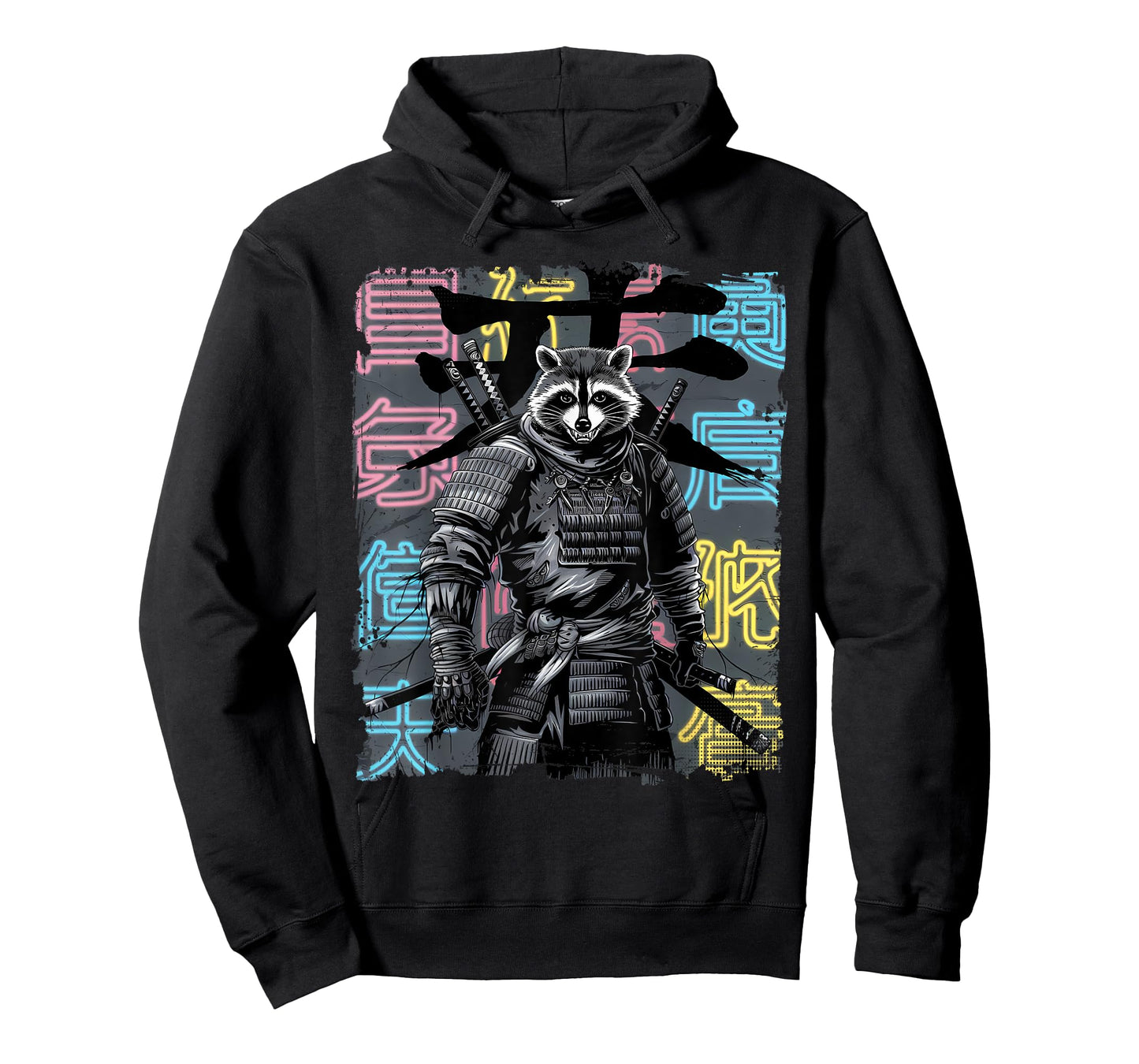 Racoon Samurai Japanese Warrior Anime Ninja T-Shirt