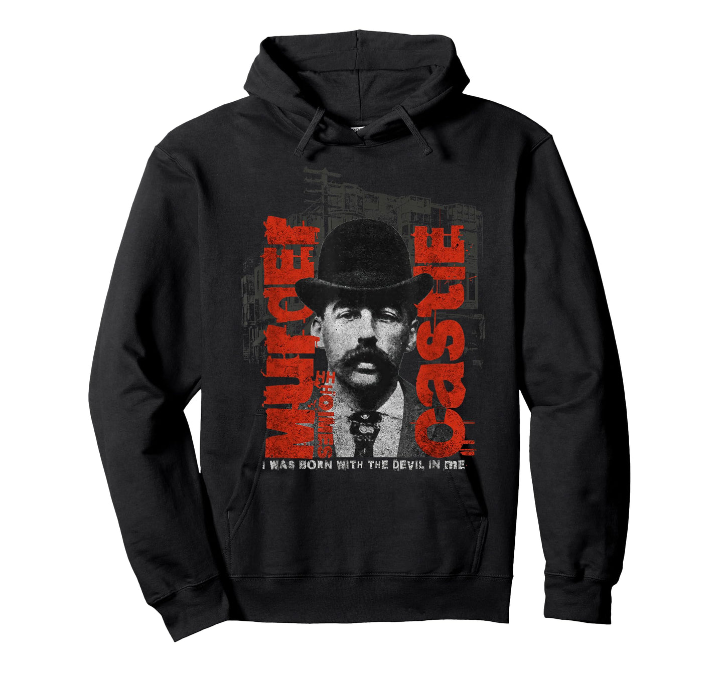 Vintage Horror MURDER CASTLE HH Holmes, Dark Streetwear T-Shirt
