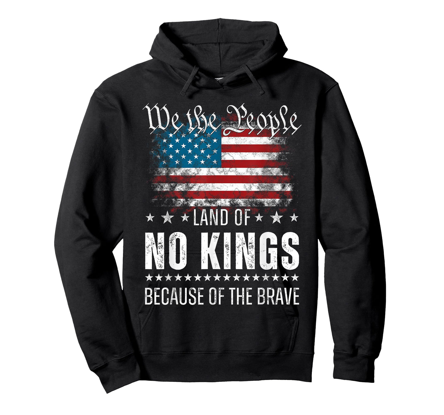 We The People Land of No Kings Because of The Brave T-Shirt