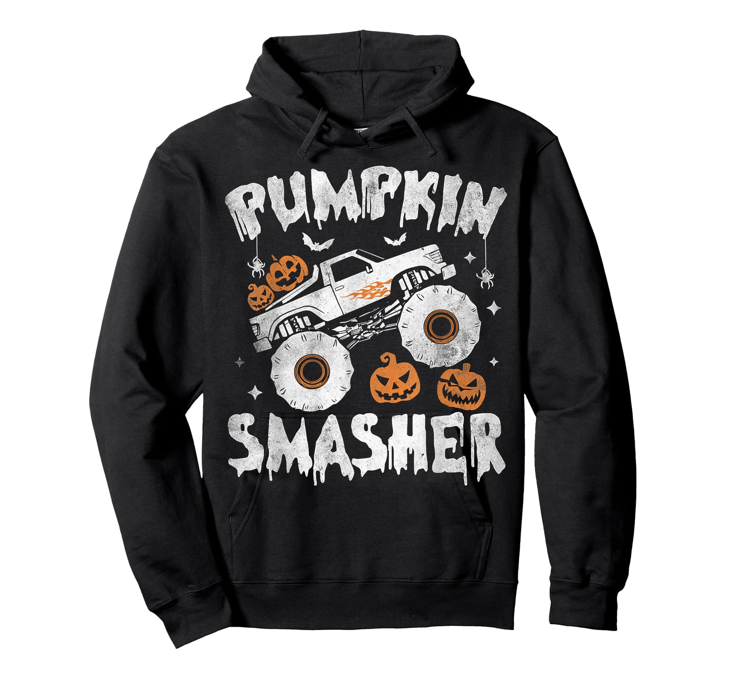 Pumpkin Smasher Toddler Halloween For Monster Truck Lover T-Shirt