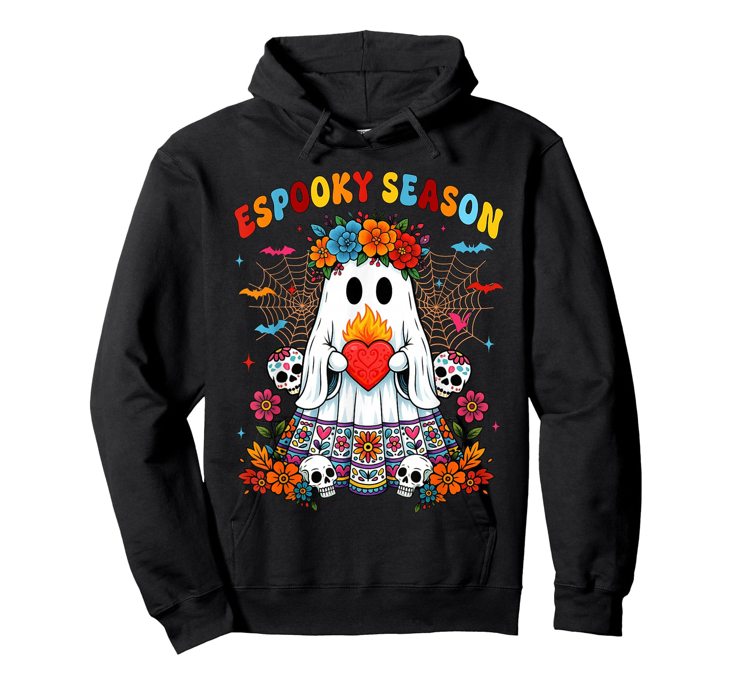 Espooky Season Day of The Dead Mexican Halloween Ghost Women T-Shirt