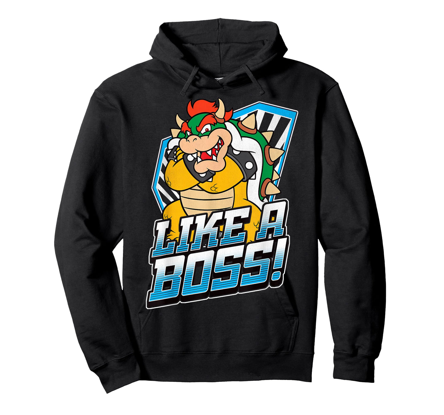 Nintendo Super Mario Bowser Like A Boss Bold Graphic T-Shirt T-Shirt
