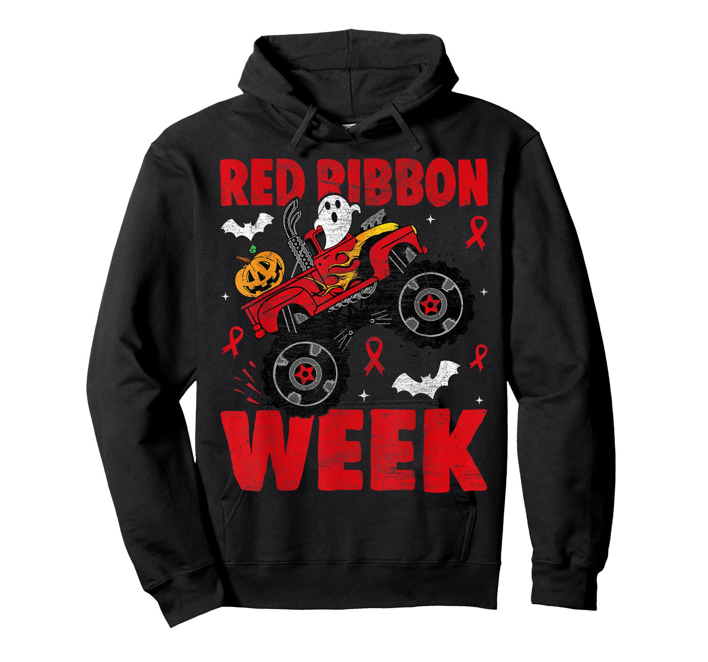 Red Ribbon Week Awareness Halloween Women Men Toddler Kids T-Shirt