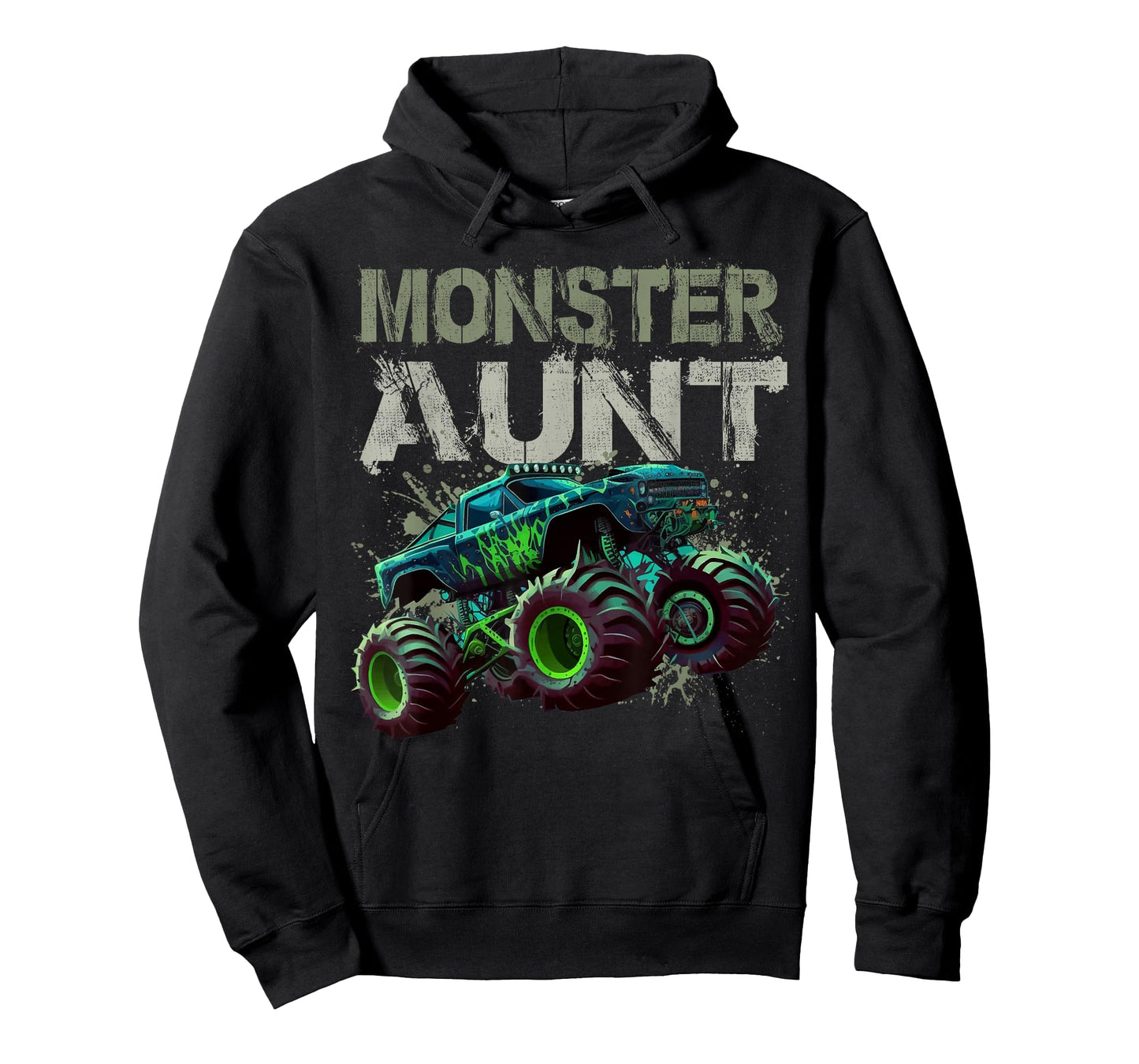 Monster Truck Aunt Family Matching Monster Truck Lovers Gift T-Shirt