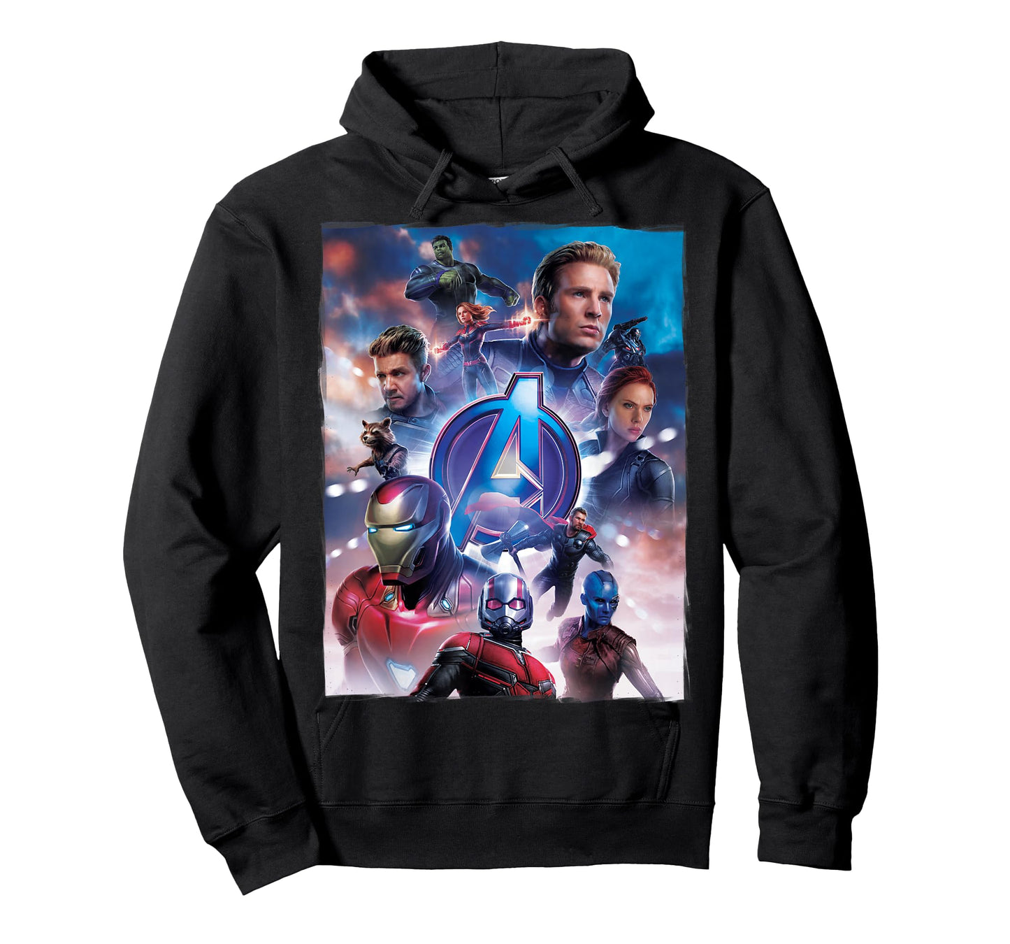 Marvel Avengers Endgame Main Character Poster Graphic Tee T-Shirt Small