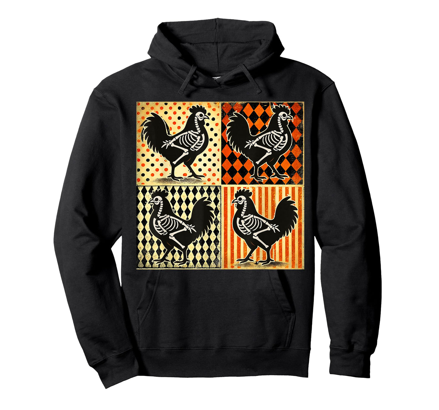 Halloween Chicken Skeleton Chicken Farm Animal Spooky T-Shirt