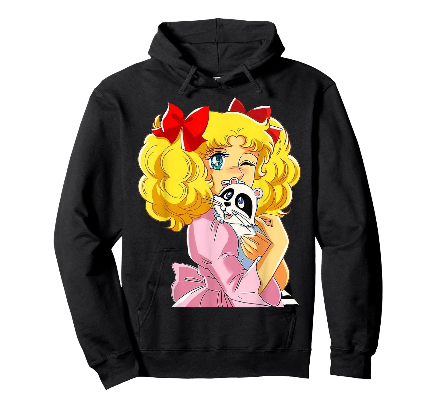 Candy Candy and raccoon Retro Japanese Vintage 80s Anime T-Shirt