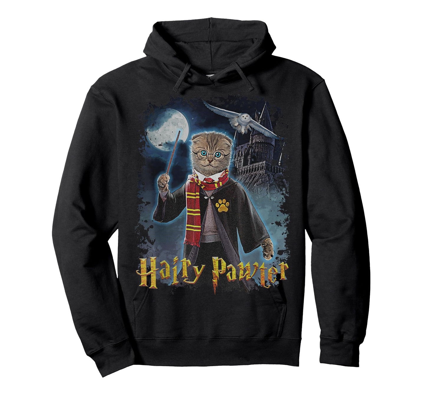 Vincent Hie Movie Parody Hairy Harry Pawter Potter Cat Lover T-Shirt