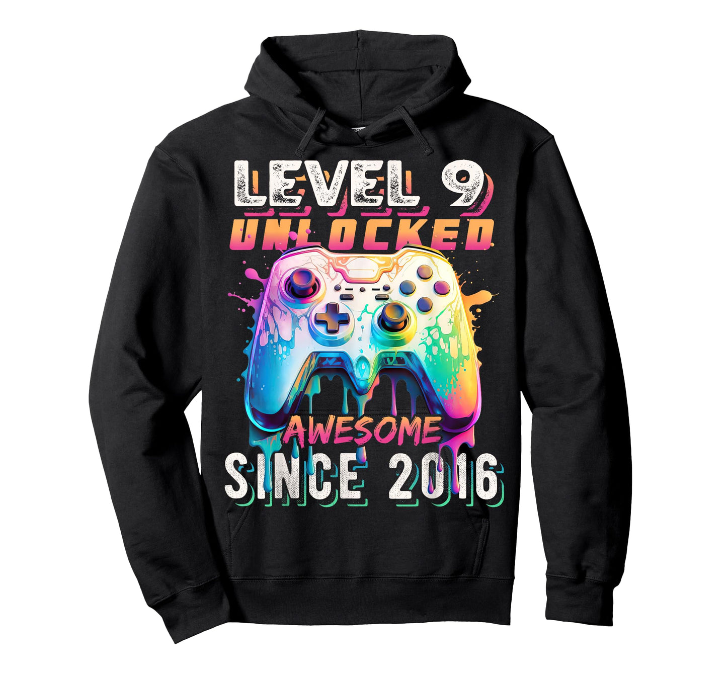 9th Birthday Boy Level 9 Gamer 9 Year Video Game Party T-Shirt