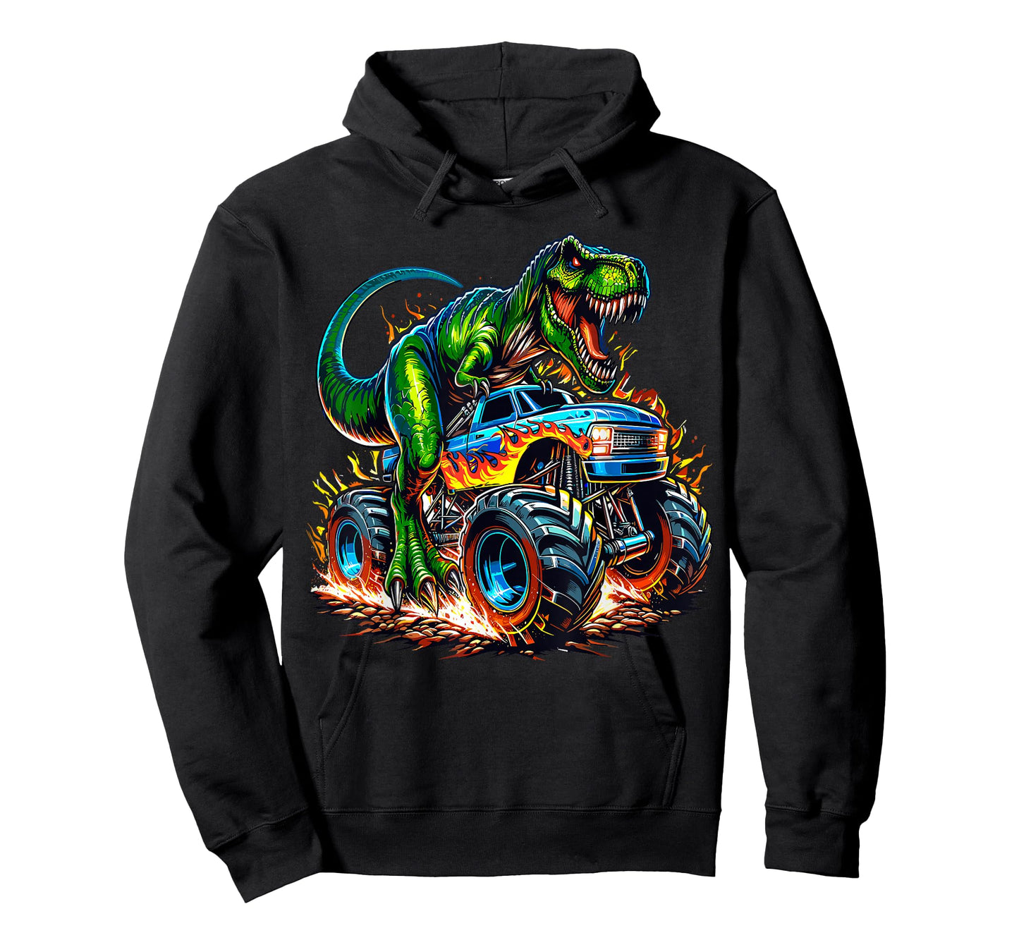 Monster Truck Dinosaur Birthday Party T-Shirt