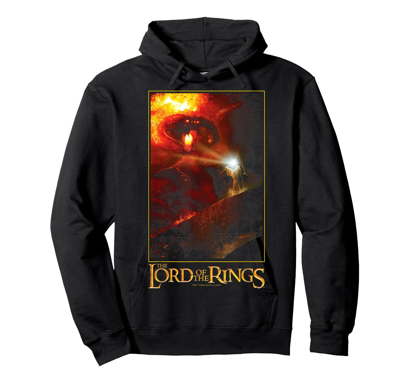 The Lord Of The Rings You Shall Not Pass! Balrog Poster T-Shirt